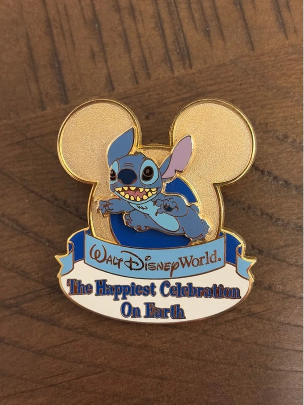 Disney WDW 2005 Stitch Happiest Celebration on Earth 3D Pin PP37671
